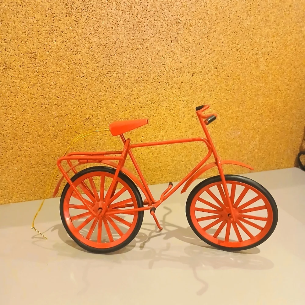 HOST PICK!! Vintage Red Bicycle Ornament